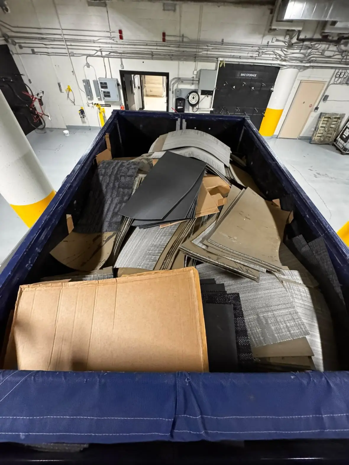 Commercial Debris Removal - Mixed material cleanup from a commercial property.